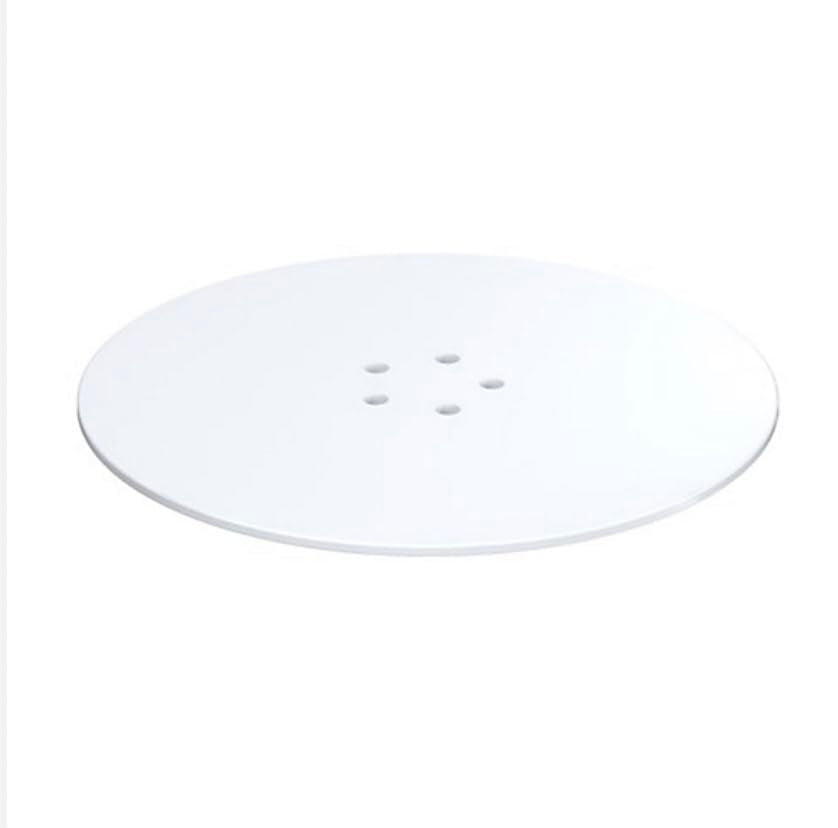 Sandy Beach Shower Waste Trap Cover, Shower Replacement Shower Waste Drain Cap Cover, Shower Drain Cover Replacement, Fast Flow Shower Waste Shower Trap Cover Replacement White (90mm Hole/115mm Cover)