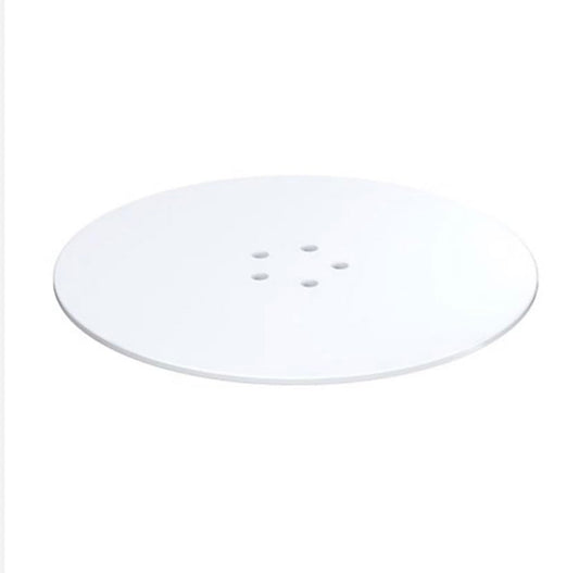 Sandy Beach Shower Waste Trap Cover, Shower Replacement Shower Waste Drain Cap Cover, Shower Drain Cover Replacement, Fast Flow Shower Waste Shower Trap Cover Replacement White (90mm Hole/115mm Cover)