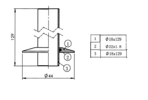Sandy Beach White TRV Thermostatic Radiator Valve Pipe Covers Sleeves & Collars - Radiator Pipe Covers White - Covers for Radiator Pipes (130mm x 18mm)