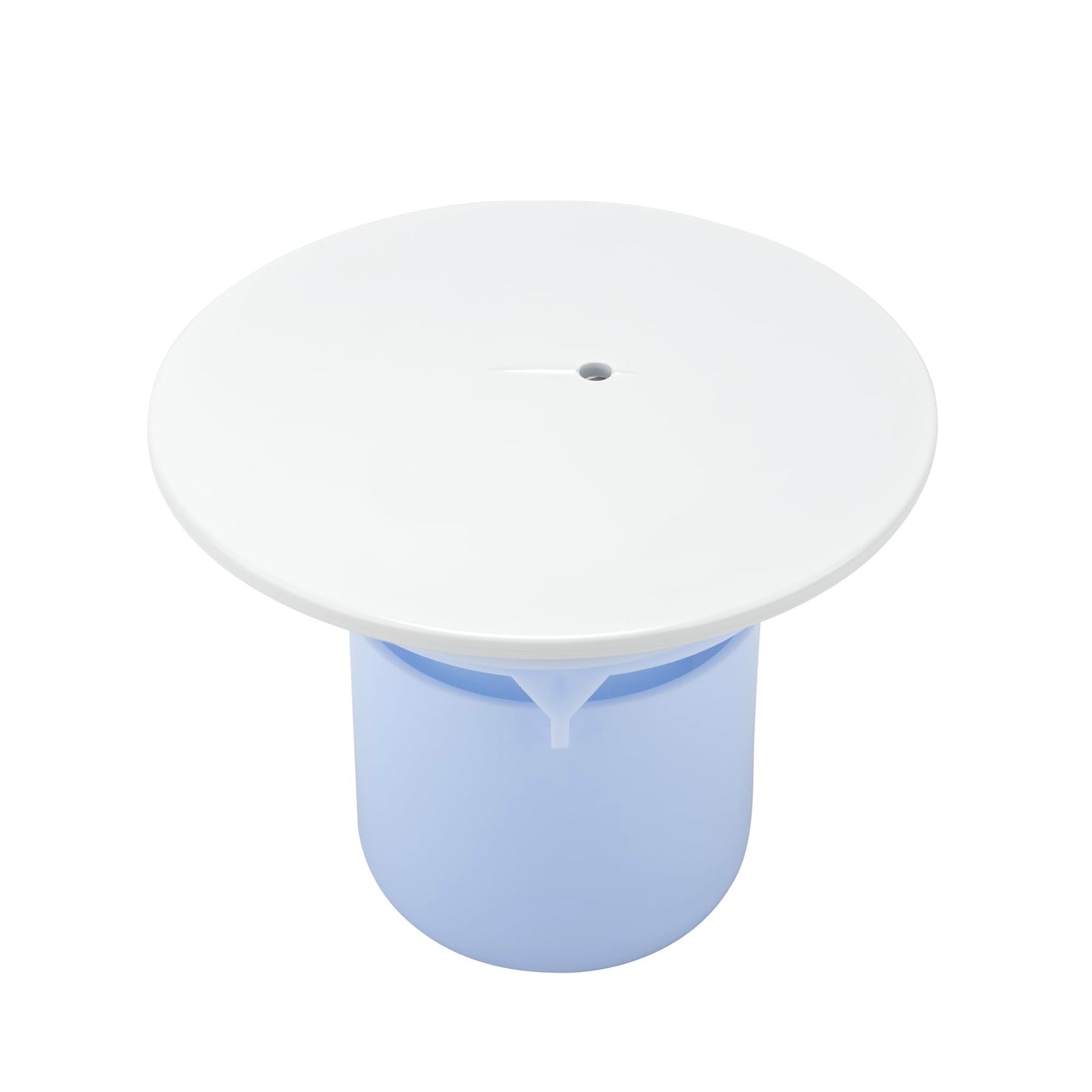 Sandy Beach Shower Waste Trap Cover, Shower Replacement Shower Waste Drain Cap Cover, Shower Drain Cover Replacement, Fast Flow Shower Waste Shower Trap Cover Replacement White (90mm Hole/115mm Cover)