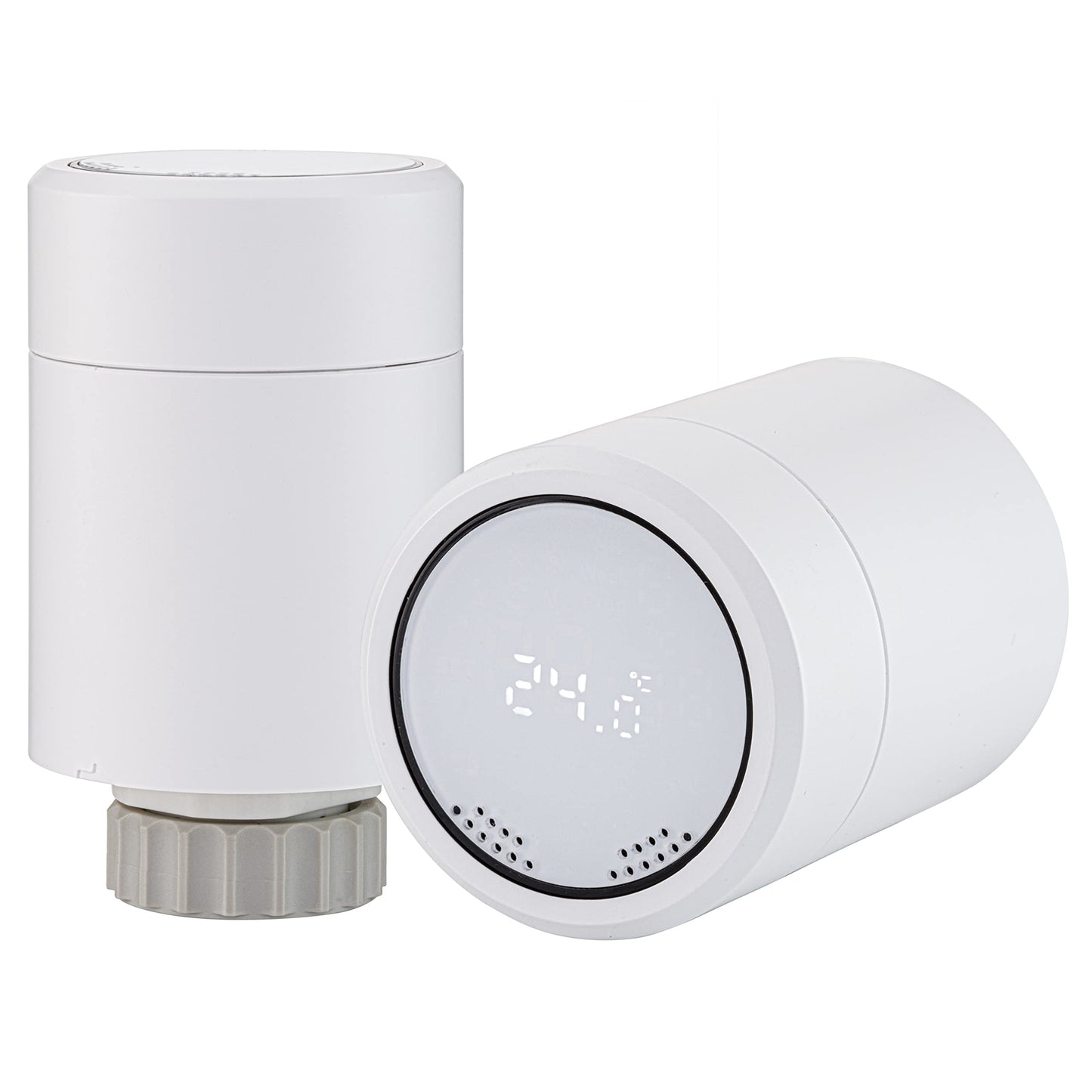 Sandy Beach Smart Heating Thermostat TRV Radiator Valves with Zigbee Gateway Connecting to Amazon Alexa Google Home