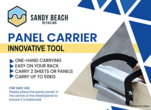 Sandy Beach Easy Panel Carrier Gripper Drywall Plasterboard Lifts Ergonomic Plate for Plywood Sheet Goods